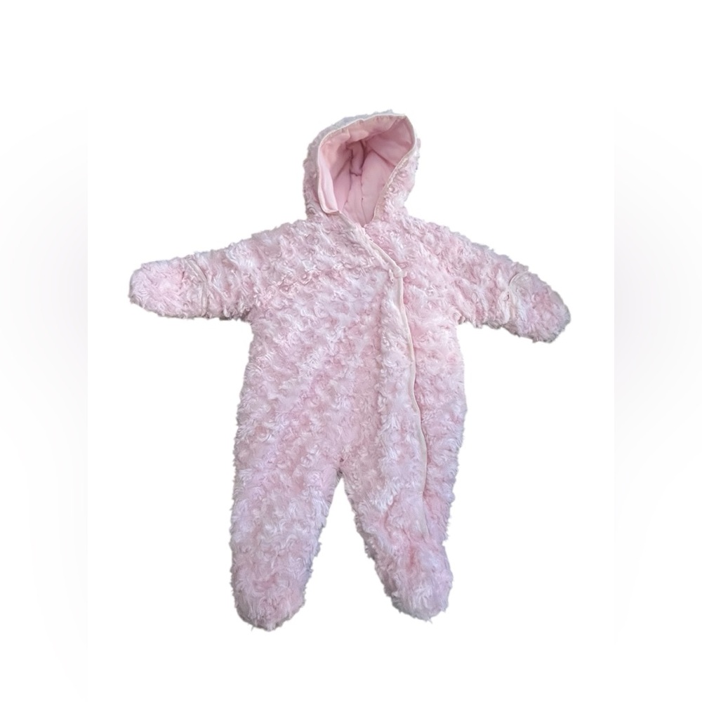 Okie Dokie Blush Pink Cozy Hooded Footie